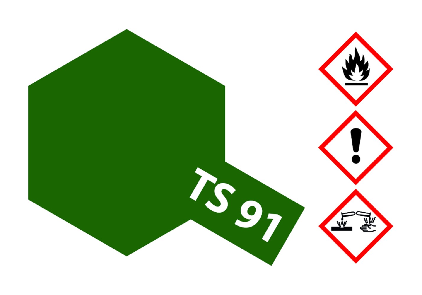 Tamiya 85091 TS-91 JGSDF Dunkelgrün 100ml Spray