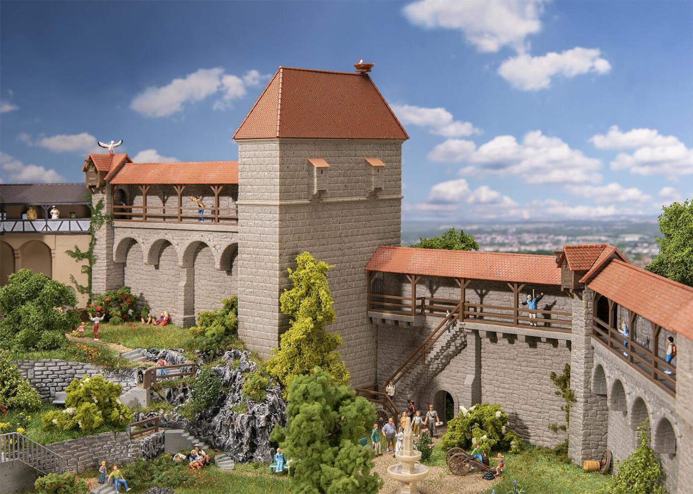 Faller 130691 Altstadtmauer-Set Schildmauer 1:87 Spur H0 Bausatz
