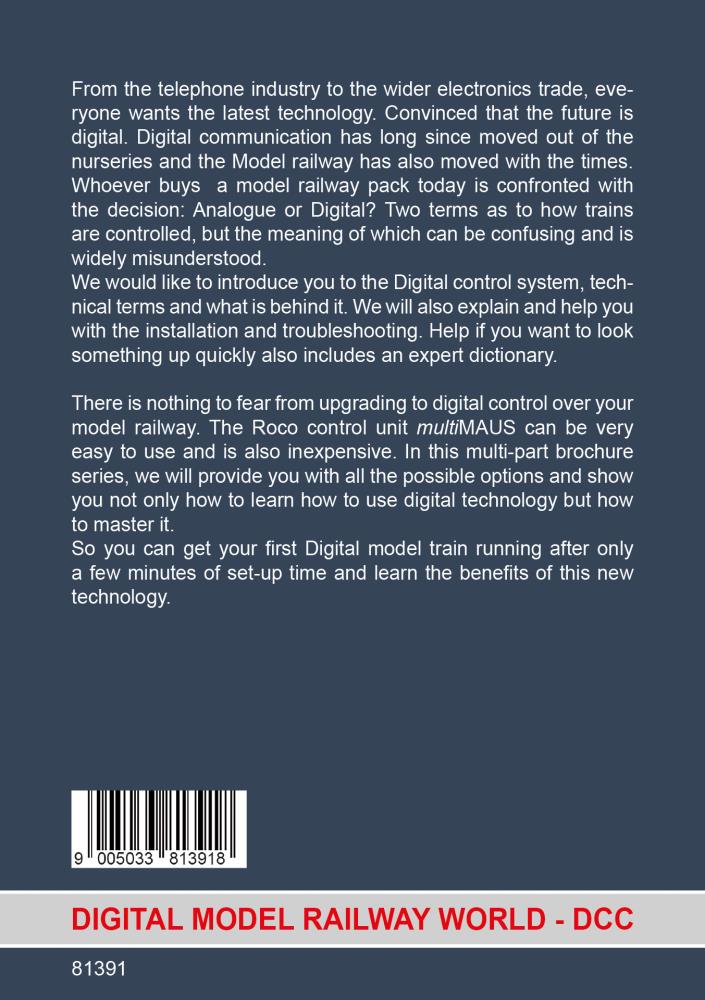 Roco 81391 Modellbahn-Handbuch: Digital for beginners, Band 1