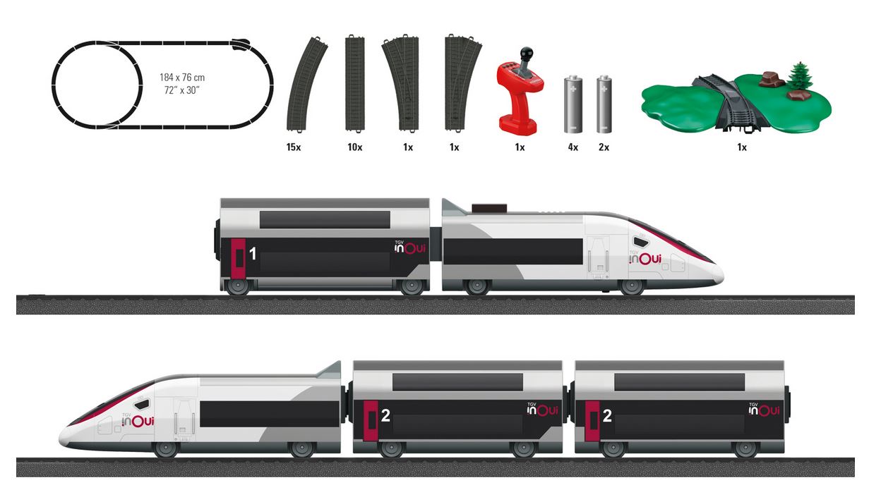 Märklin 29406 my world Startpackung TGV Duplex 1:87 Spur H0 Neu