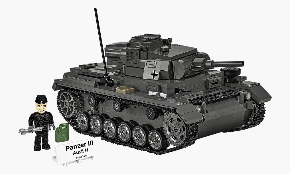 Cobi 2672 Panzer III Ausf.H 1:28 Modellbausatz NEU OVP Bricks