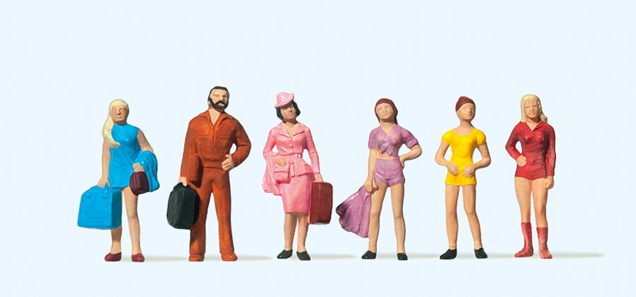 Preiser 14123 Reisende, Teenager 1:87 Spur H0 Neu OVP Figuren