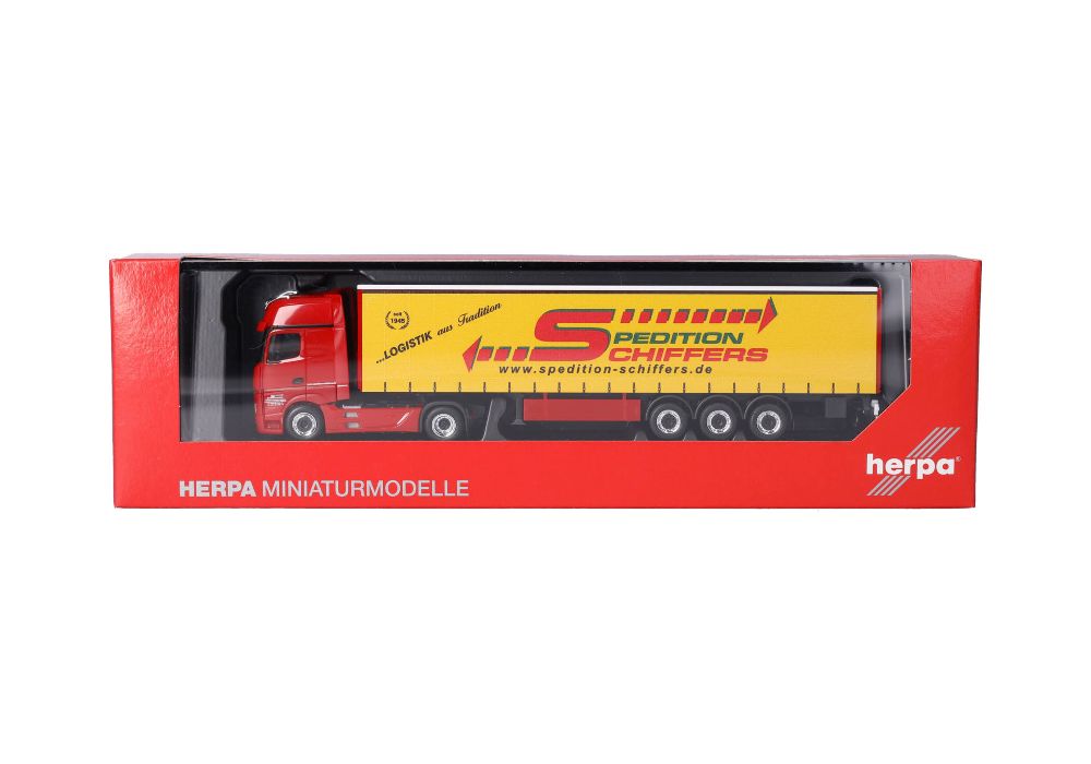 Herpa 319218 MB Actros Gigaspace GaPl-Sz "Spedition Schiffers" 1:87