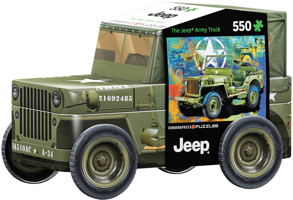 EUROGRAPHICS 8551-5598 Armee Jeep Dose 550 Teile Puzzle Neu OVP