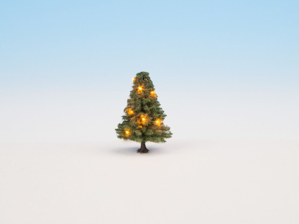 Noch 22111 Beleuchteter Weihnachtsbaum grün