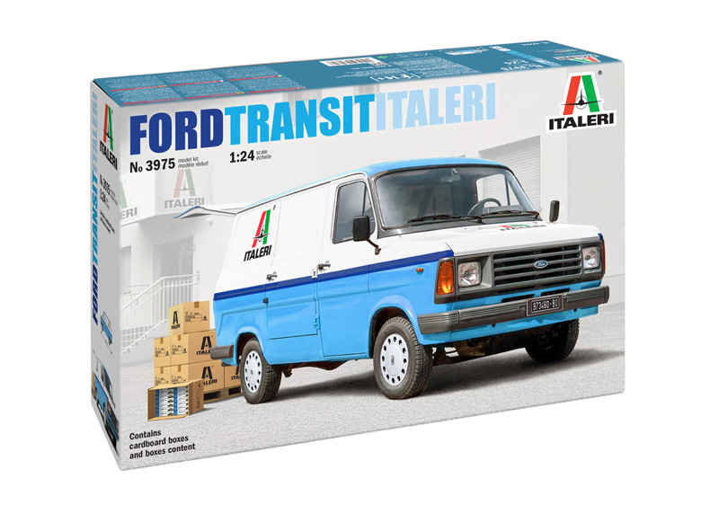 Italeri 3975 FORD TRANSIT "ITALERI" 1:24 Bausatz NEU OVP