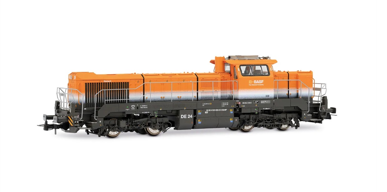 Rivarossi HR2988S BASF dieselelektrische Lokomotive Vossloh DE 18 Spur H0