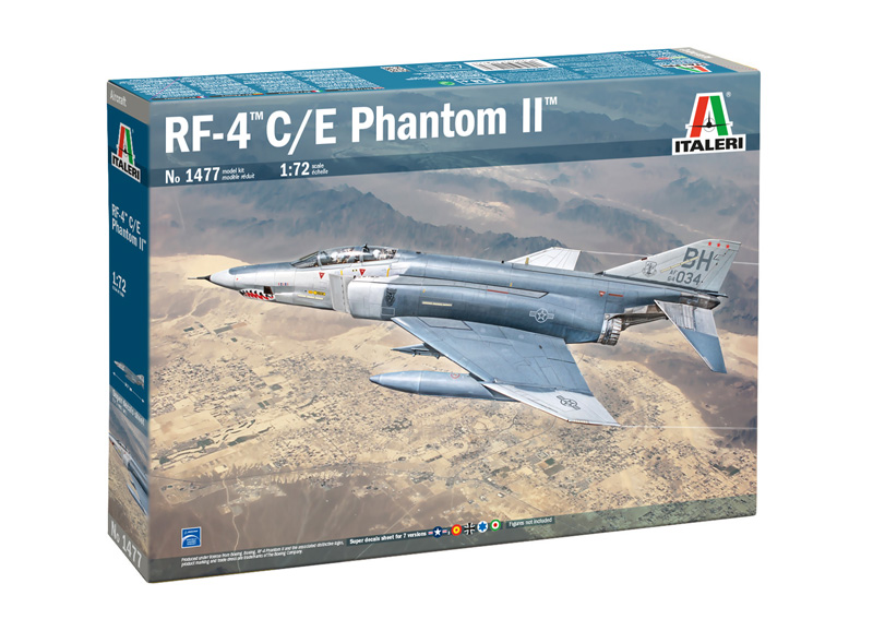 Italeri 1477 RF-4 C/E Phantom II 1:72 Modellbausatz NEU OVP