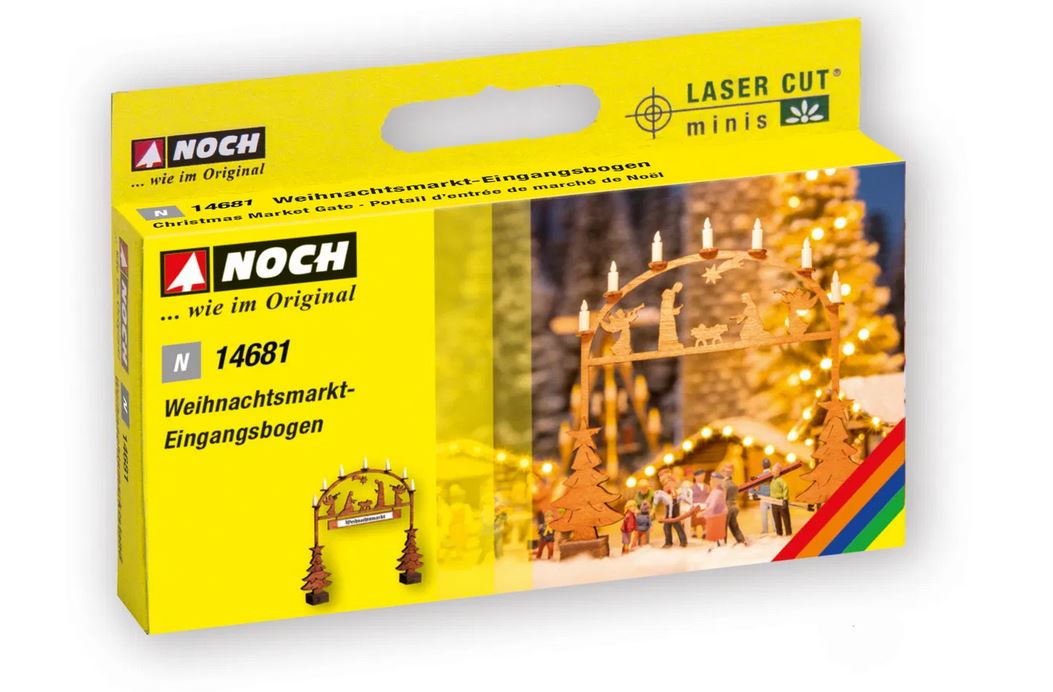 Noch 14681 Weihnachtsmarkt-Eingangsbogen 1:160 Spur N Neu