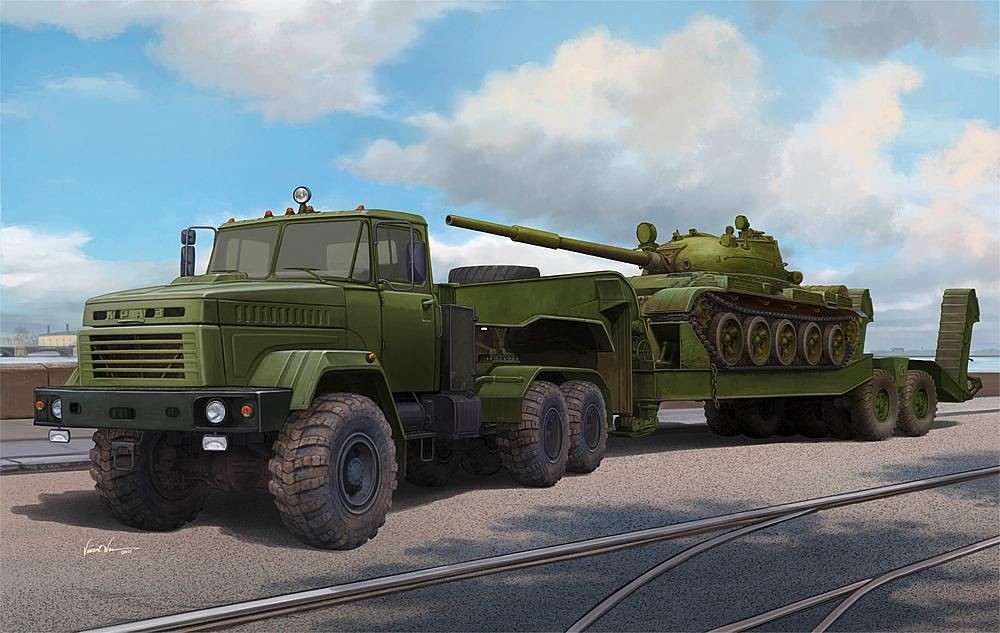 HobbyBoss 85513 LKW  KrAZ 6446 mit MAZ/CHMZAP5247G - 1:35