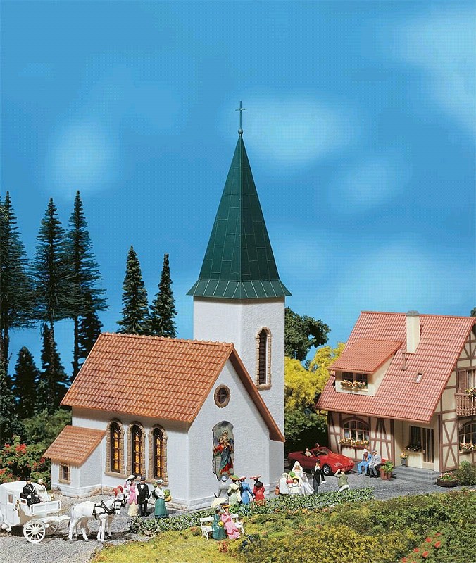Faller 130240 Dorfkirche 1:87 Spur H0 Bausatz Neu OVP