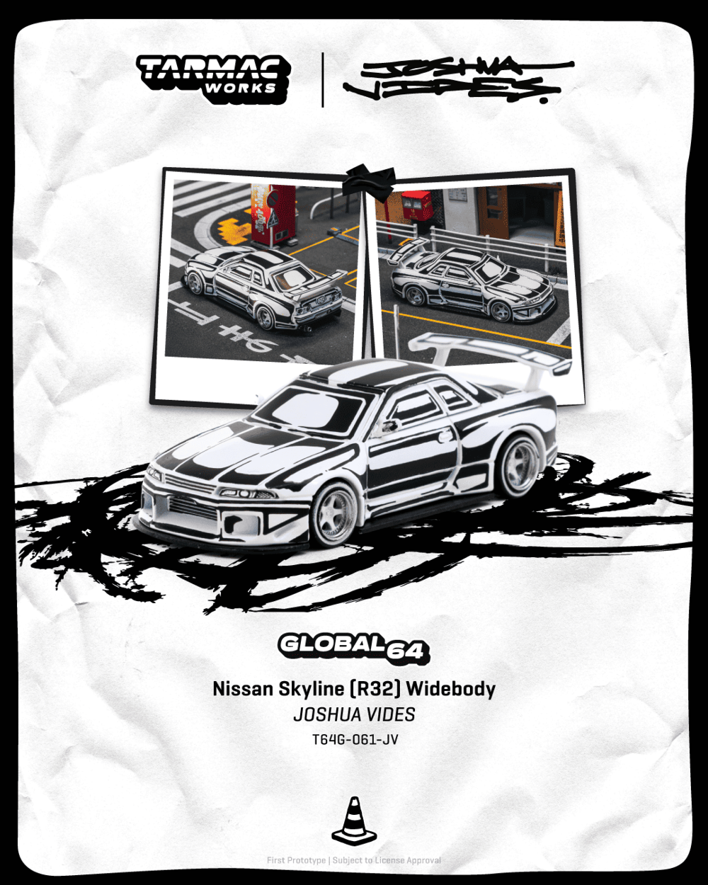 1:64 NISSAN SKYLINE GTR (R32) DESIGNED BY JOSHUA VIDES 2026