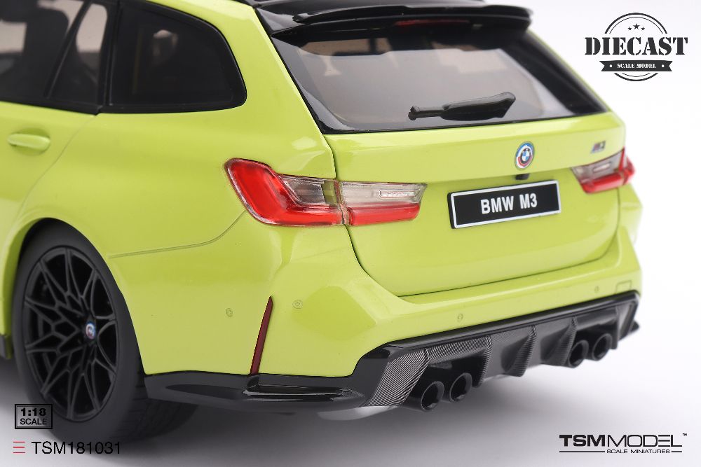 TSM TSM181031 1:18 BMW M3 TOURING (G81) SAO PAULO YELLOW SOLID 2023
