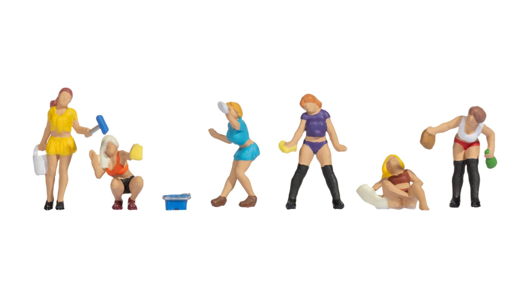 Noch 15947 Sexy Carwash 1:87 Spur H0 Neu OVP Figuren