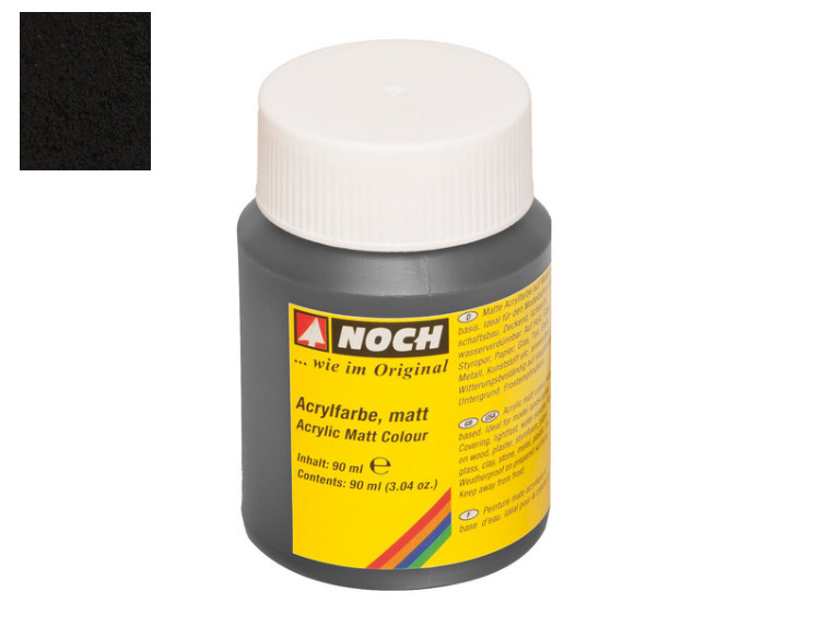 Noch 61197 Acrylfarbe matt schwarz