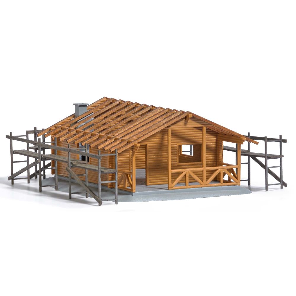 Busch 1855 Blockhütte im Bau 1:87 Spur H0