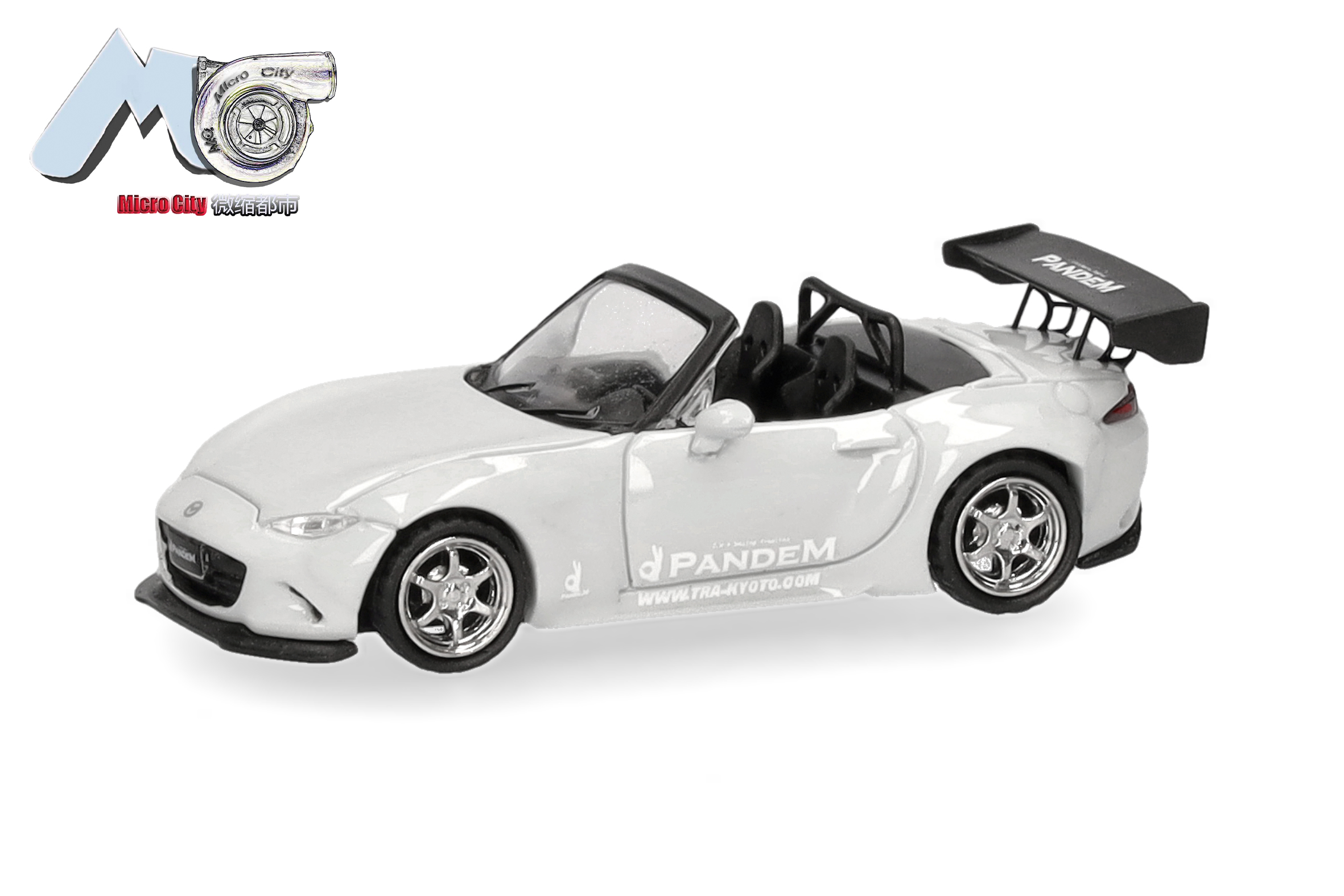Herpa 87MC000130 Mazda MX-5 Rocket Bunny, grau
