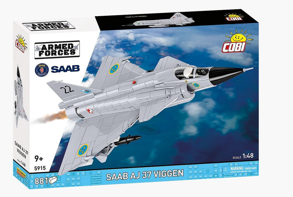 Cobi 5915 Saab AJ 37 Viggen 1:48 Modellbausatz NEU OVP