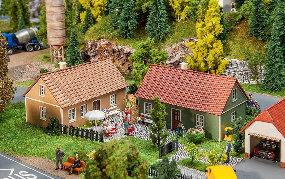 Faller 130607 2 Dorfhäuser 1:87 Spur H0 Bausatz Neu OVP