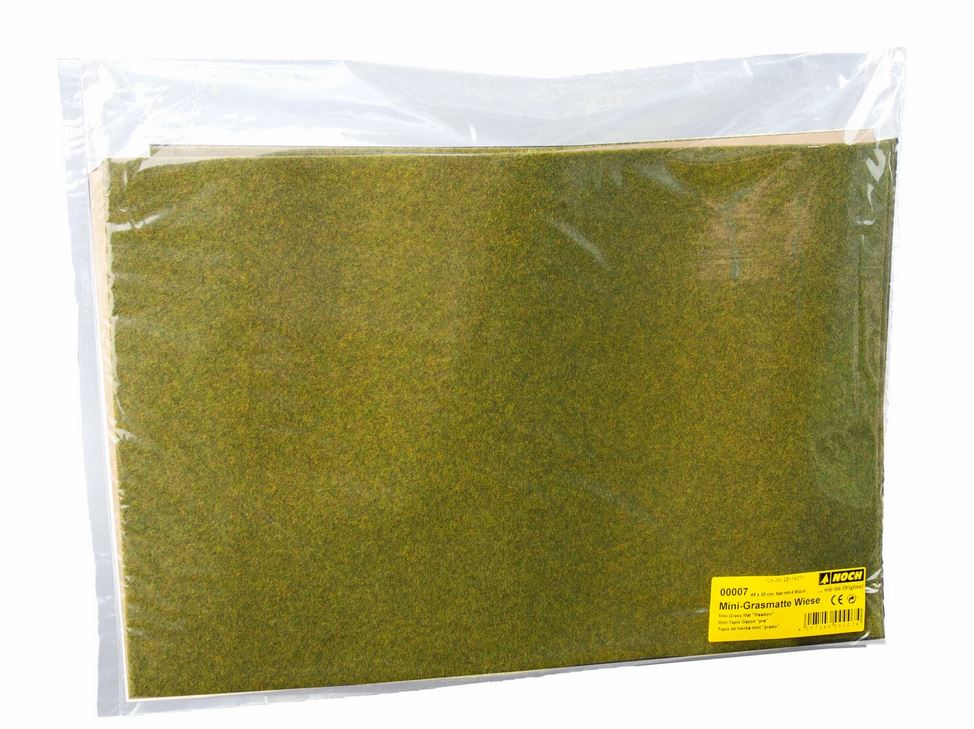 Noch 00007 Mini-Grasmatte "Wiese" 4 Stück, 45 cm x 30 cm Neu