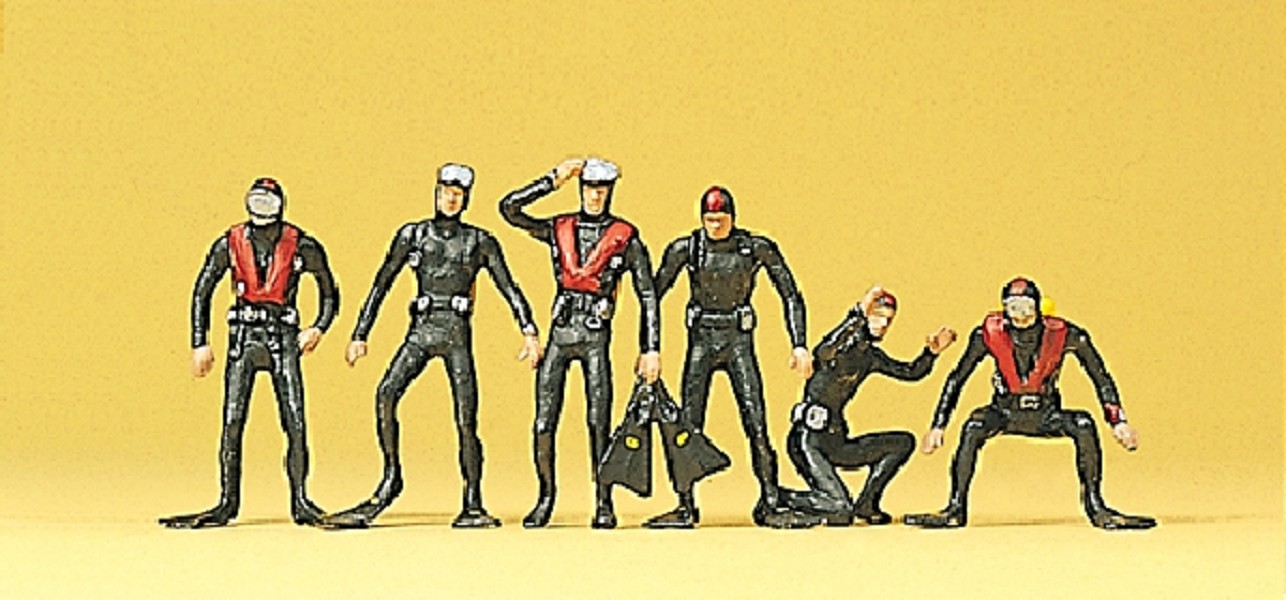 Preiser 10249 Taucher 1:87 Spur H0 Neu OVP Figuren