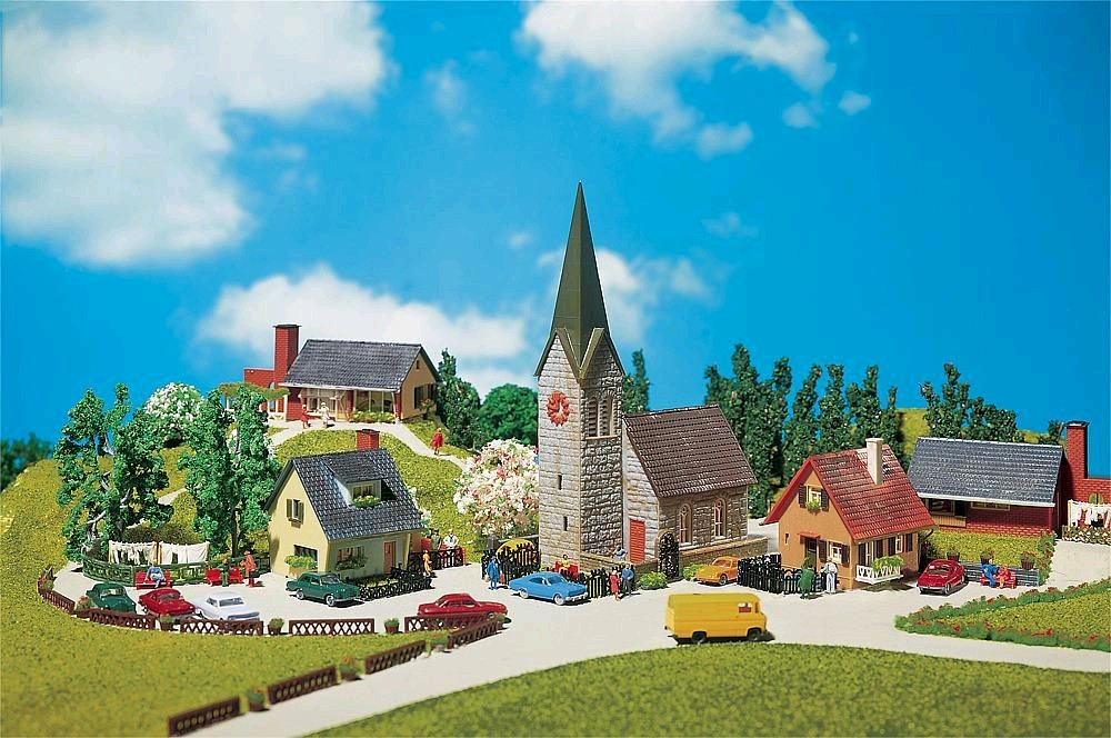 Faller 232220 Dorfbausatz 1:160 Spur N Neu OVP