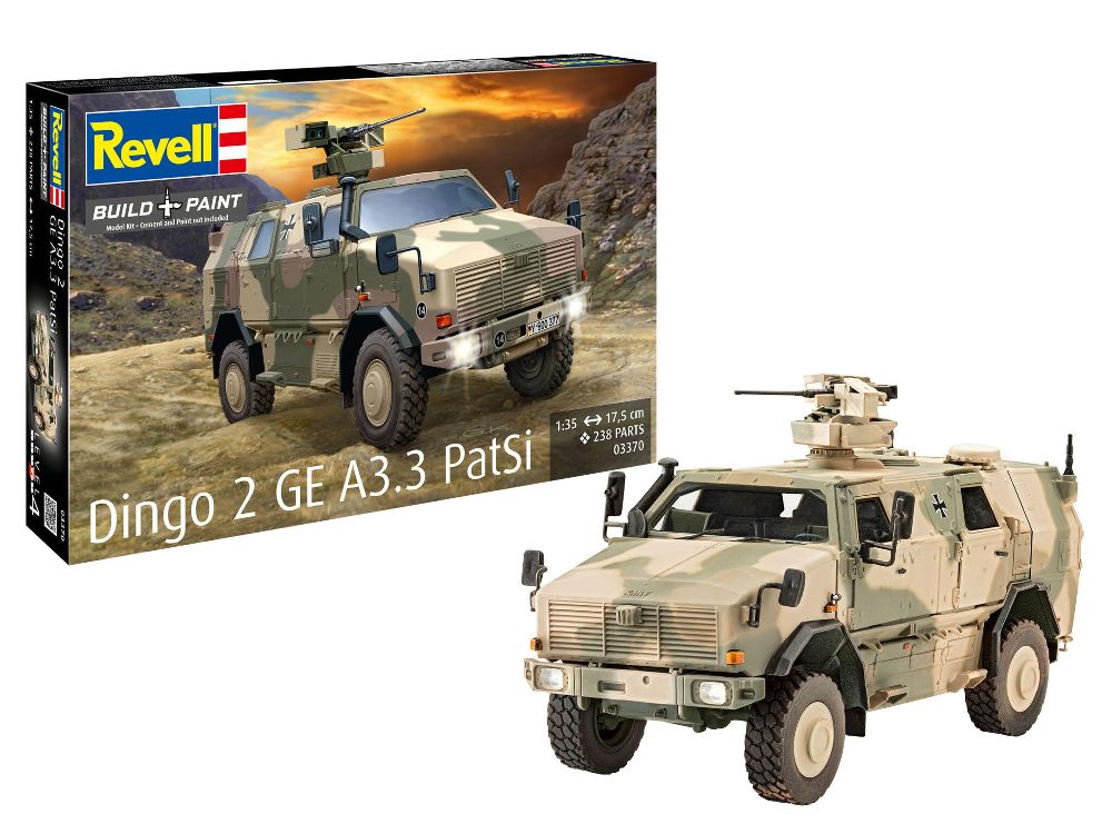 Revell 03370 Dingo 2 GE A3.3 PatSi 1:35 Modellbausatz NEU OVP
