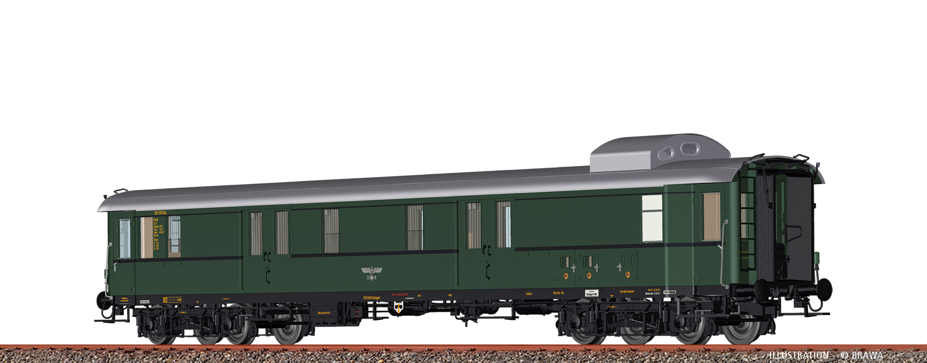 Brawa 58295 H0 Gepäckwagen Pw4ü-36 DRG