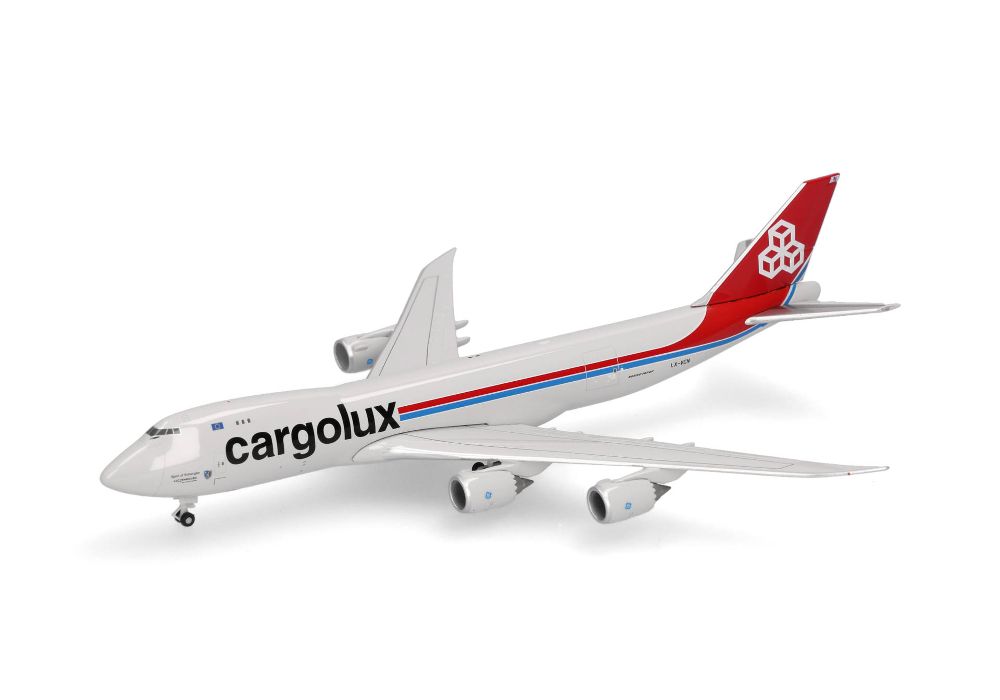 Herpa 539234 Cargolux Boeing 747-8F LX-VCN "Spirit of Schengen" 1:500