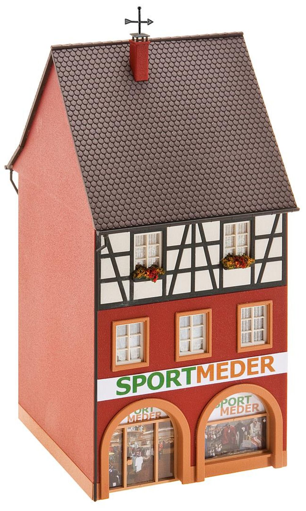 Faller 130498 Stadthaus Sport Meder 1:87 Spur H0 Bausatz NEU OVP