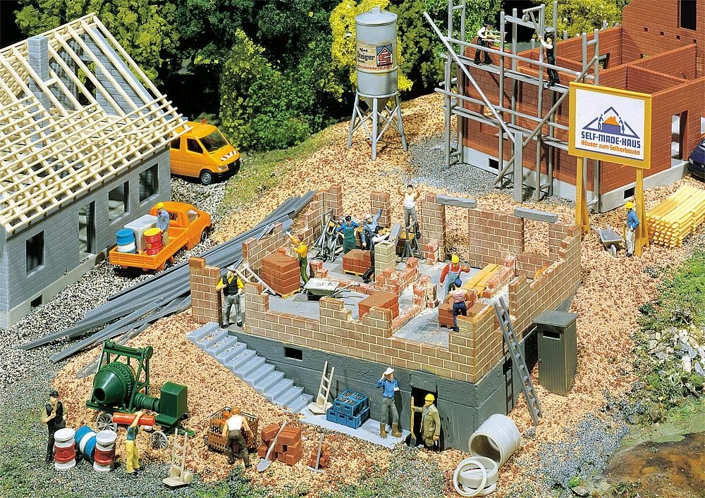Faller 130307 Haus im Bau 1:87 Spur H0 Bausatz Neu OVP