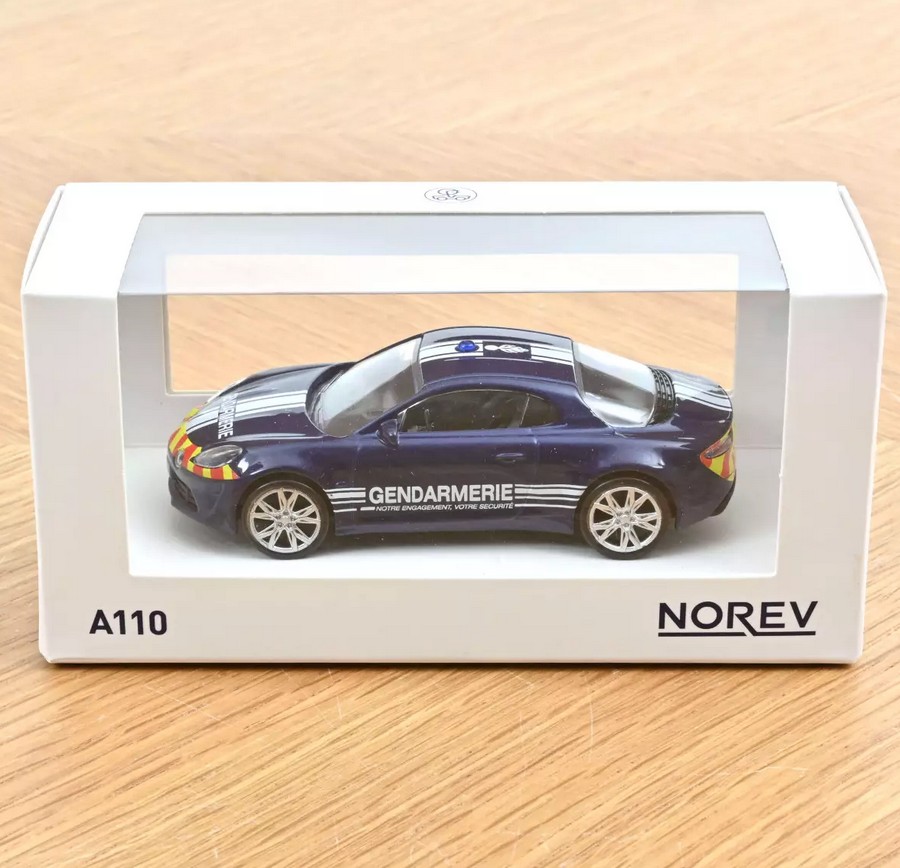 Norev 517876 Alpine A110 2017 Gendarmerie Jet-car 1:43 Spur 0 NEU