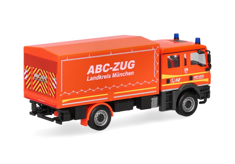 Herpa 099080 MAN TGM GW Dekon P2 MzKW "ABC-Zug" 1:87 Spur H0