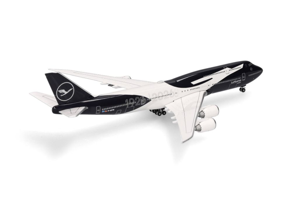 Herpa 539500 Lufthansa Boeing 747-8 "100 Jahre" – D-ABYN 1:500