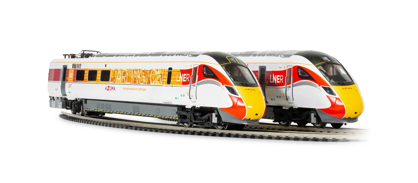 Hornby R30460 LNER Azuma - Class 801/2 - 5 Car Train Pack Spur 00