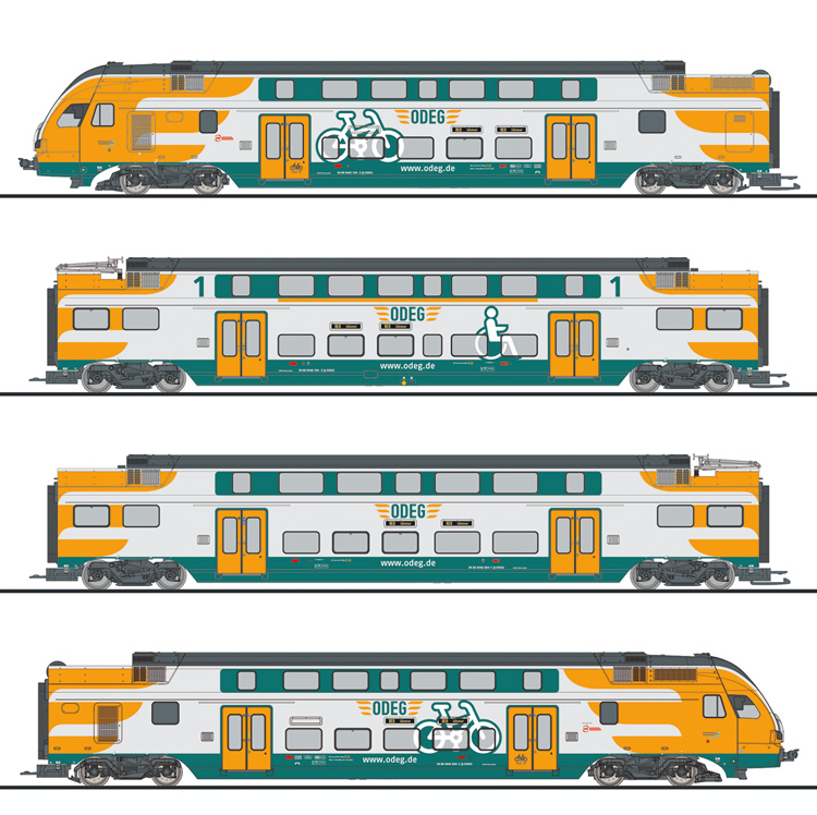 Liliput L133853 4-tlg Elektro-Triebzug "KISS" ODEG Ep.VI 1:87 Spur H0