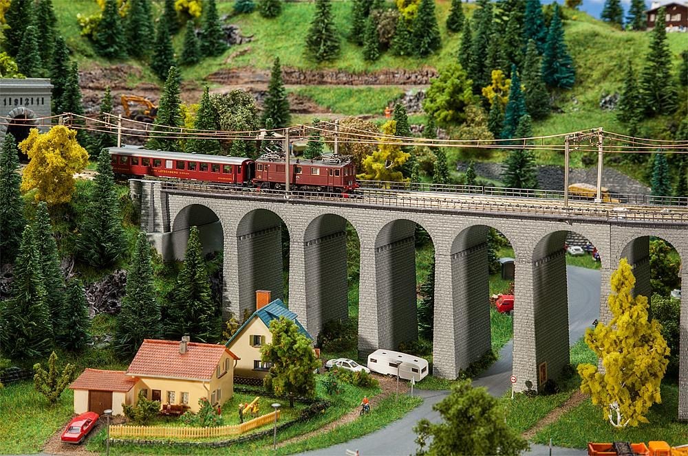 Faller 222599 Viadukt-Set, 2-gleisig, gerade 1:160 Spur N Neu OVP