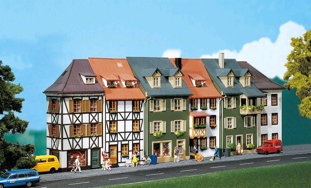 Faller 130430 6 Reliefhäuser 1:87 Spur H0 Bausatz Neu OVP