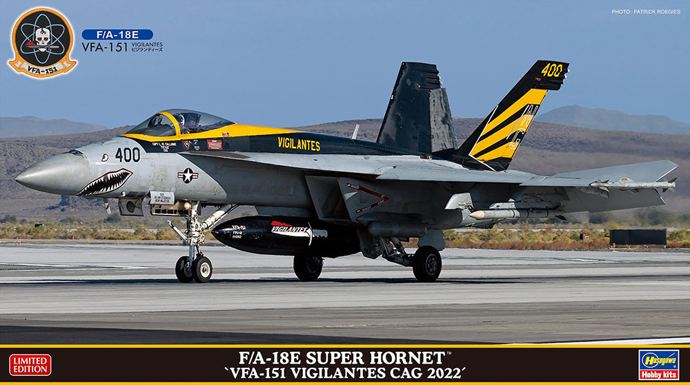 Hasegawa 02450 FA-18E Super Hornet VFA 151 Vigilantes 1:72 Bausatz