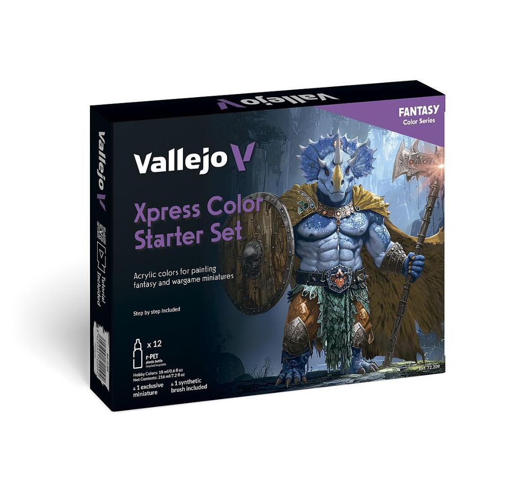 Vallejo 72209 Xpress Color Start 12 x 18 ml Fantasy NEU OVP
