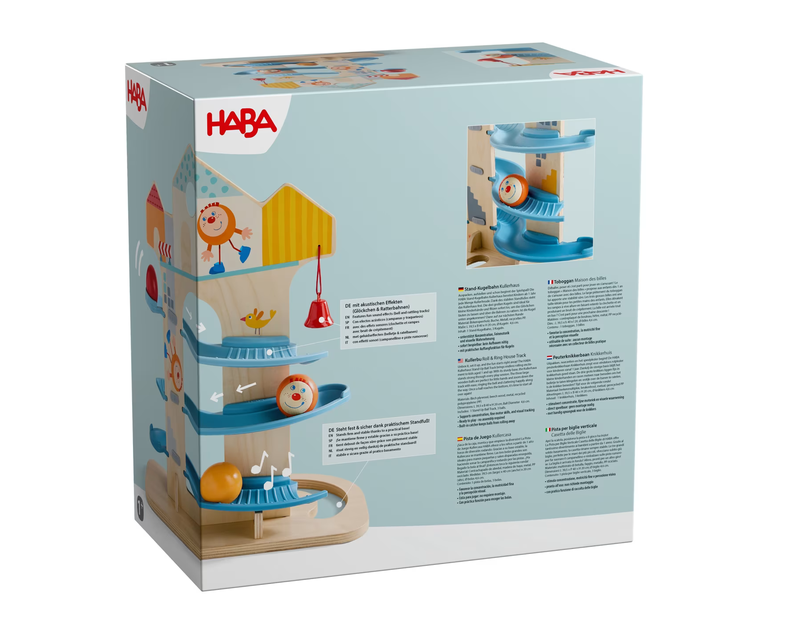 HABA 2012255001 Stand-Kugelbahn Kullerhaus 3 Kugeln NEU OVP
