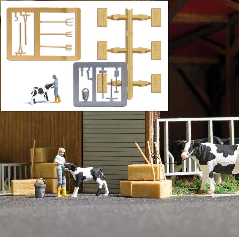 Busch 7932 Action-Set: Kälberfütterung