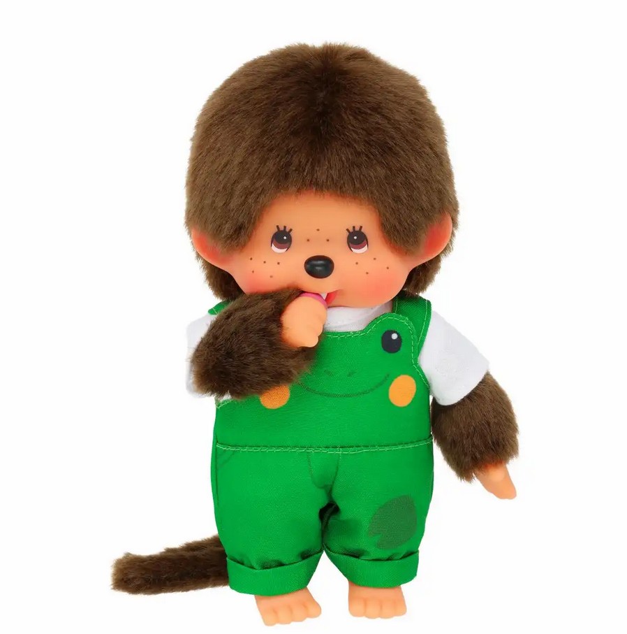 Monchhichi 203871 Plüschfigur Animal Dress Frog Boy 20 cm Stoff NEU