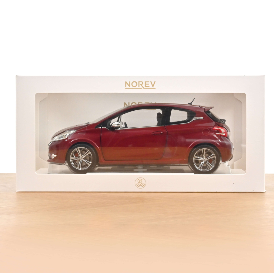 Norev 184700 Peugeot 208 GTi 2013 Rubis Rot 1:18 Standmodell NEU