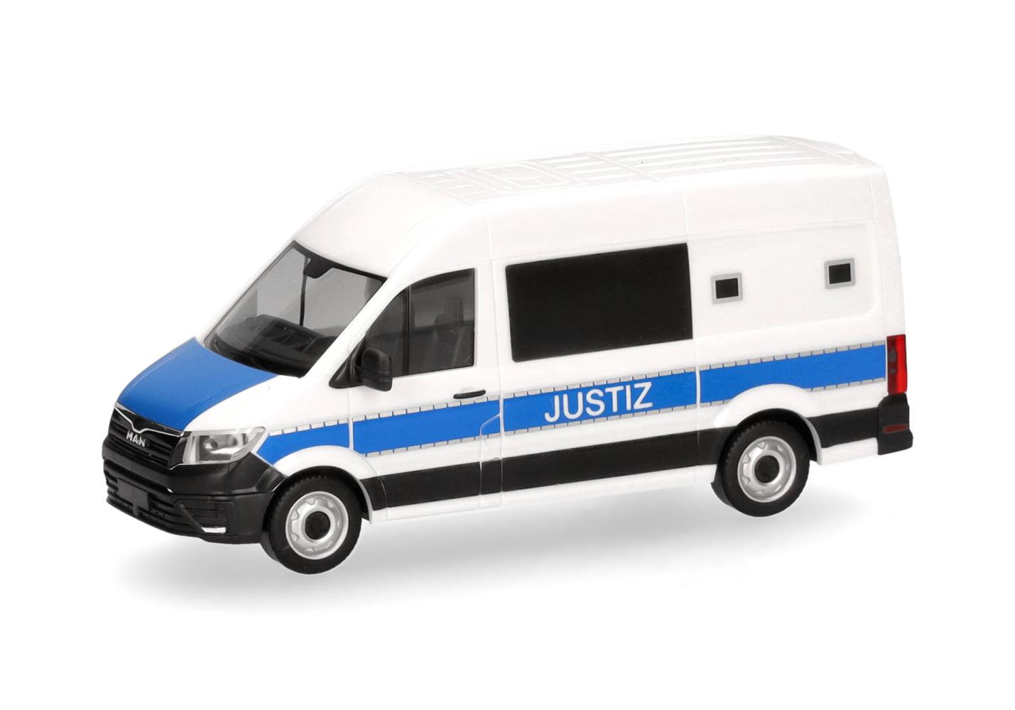 Herpa 098021 MAN TGE Kasten Hochdach Gefangenentransporter 1:87