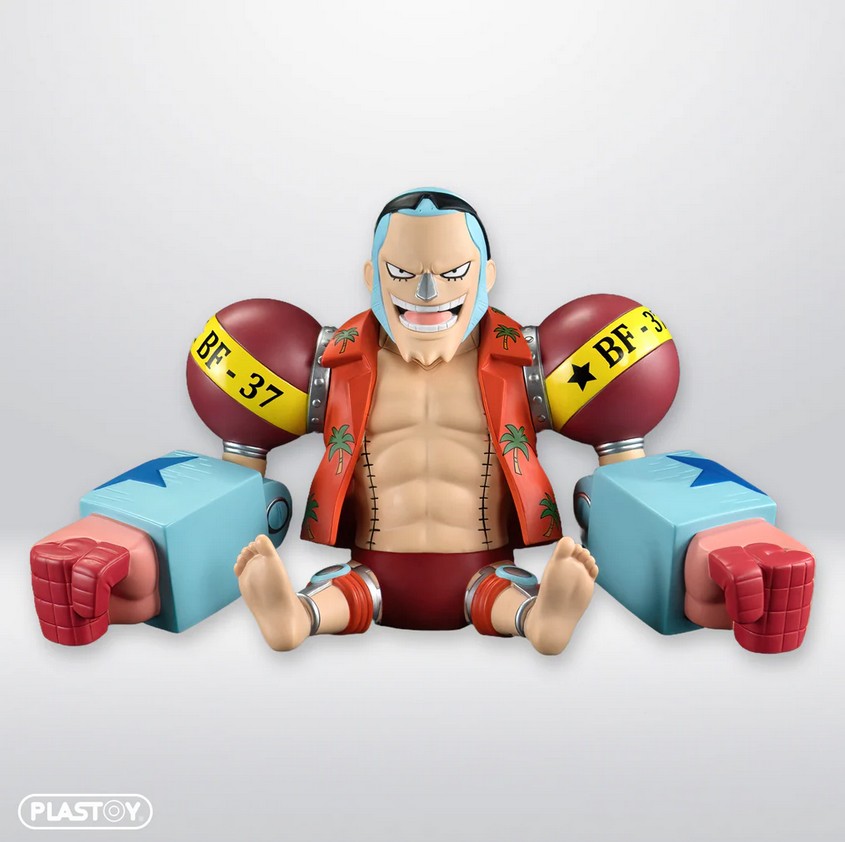 Plastoy 80221 One Piece Franky 15 cm NEU OVP Spardose