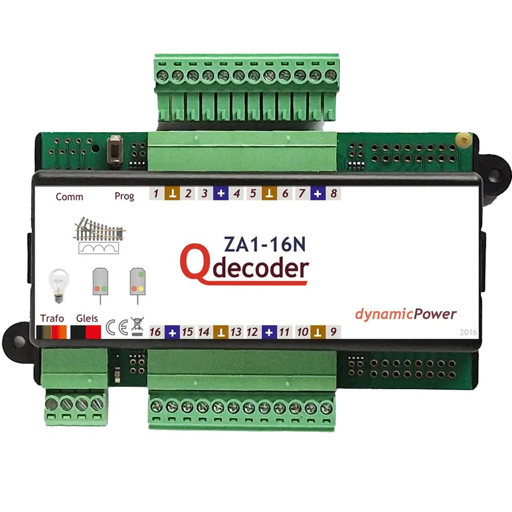 Qdecoder Magnetweichendecoder ZA1-16N dlx - QD152
