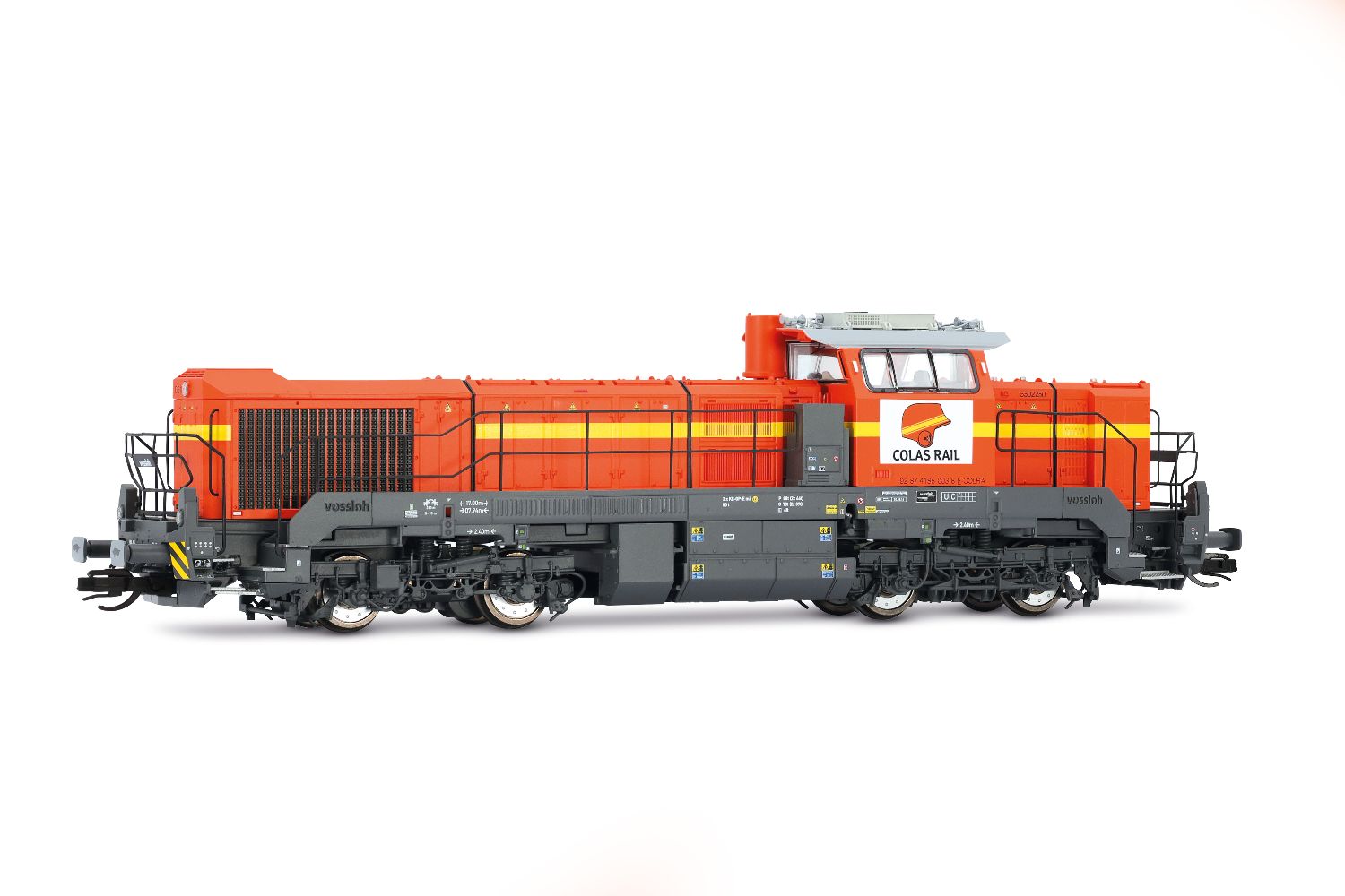 Arnold HN9083S Colas Rail, diesel locomotive Vossloh DE 18 Spur TT