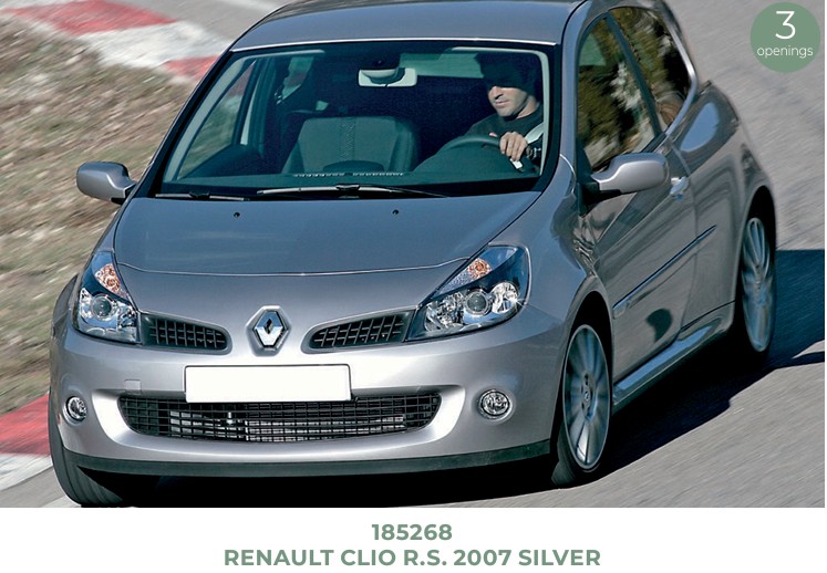 Norev 185268 Renault Clio R.S. 2007 Silver 1:18