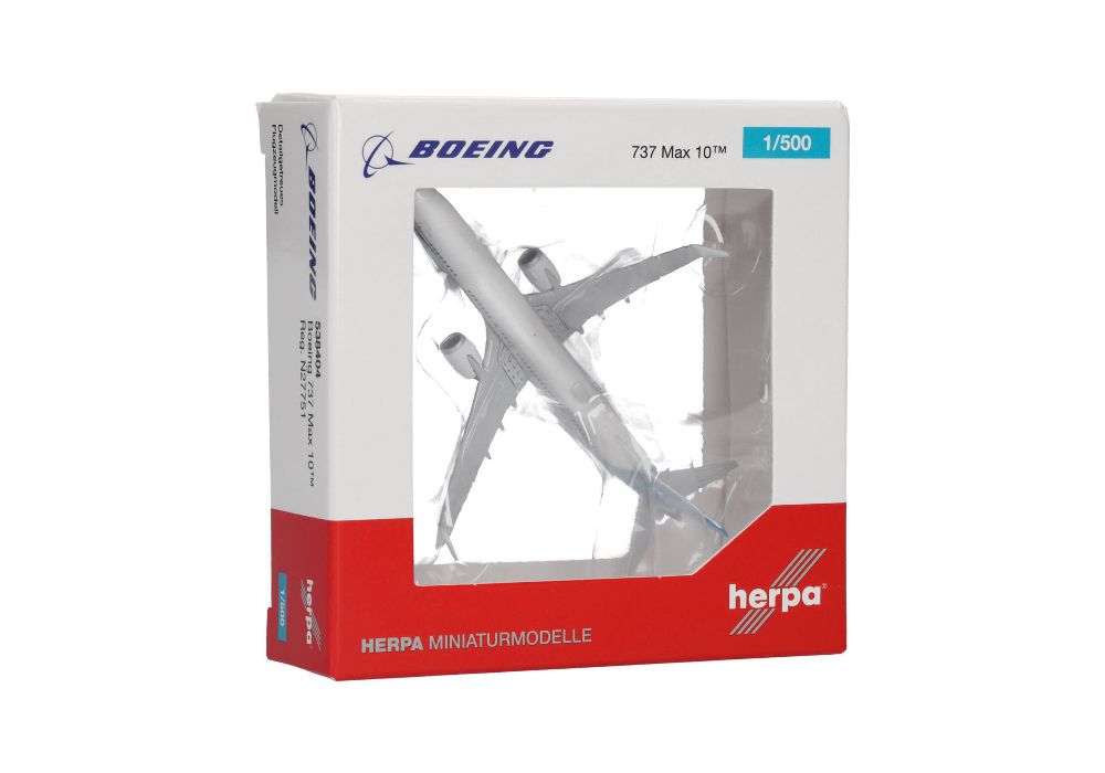 Herpa 538404 Boeing 737 Max 10 1:500 Standmodell NEU OVP